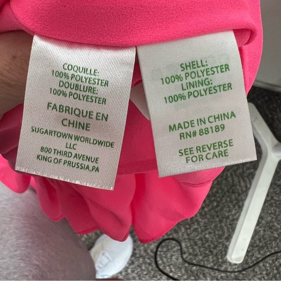 Lilly Pulitzer Alisa Wrap Dress in‎ Aura Pink - Picture 8 of 8